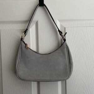 Chic Gray Women's Shoulder Bag